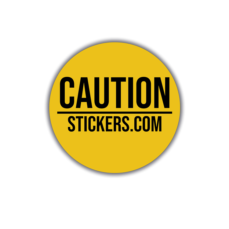 Caution Stickers